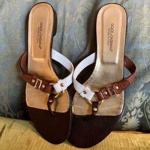 Dolce & Gabbana flat sandals